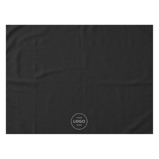 カスタムCircleロゴ会社ビジネスレストラン テーブルクロス (正面(横))