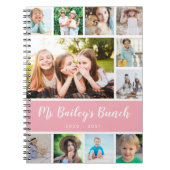 カスタムClass Photo Collage先生評価 ノートブック (正面)