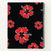 カスタムClass Subject-Hibiscus Flower ノートブック (裏面)