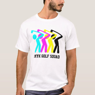 カスタムCMYKゴルフ Tシャツ
