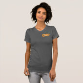 カスタムCNP資格と名前 Tシャツ (正面フル)