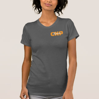 カスタムCNP資格と名前 Tシャツ