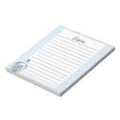 カスタムCoastalメモ帳 – パーソナライズされた ノートパッド (回転)