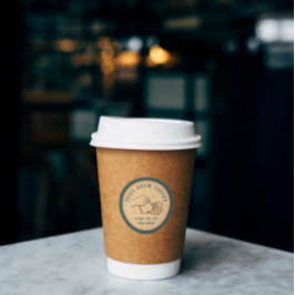 カスタムCoffee Business Startupに感謝 ラウンドシール