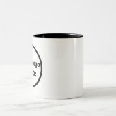 カスタムCoffee Mug – セラミックパーソナライズされたマグカップ ツートーンマグカップ (中央)