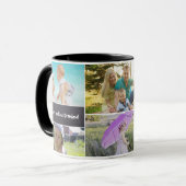 カスタムCollage 6パーソナライズされた写真、2調 マグカップ (正面左)