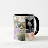 カスタムCollage 6パーソナライズされた写真、2調 マグカップ (正面右)