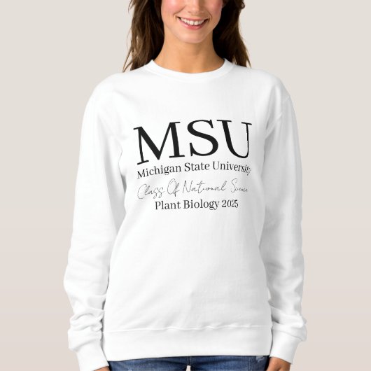 カスタムCollege Sweatshirt、名前Letter personali スウェットシャツ (正面)