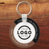カスタムColor Promotion Business Logoブランド キーホルダー (正面)