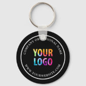 カスタムColor Promotion Business Logoブランド キーホルダー (裏面)