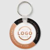 カスタムColor Promotion Business Logoブランド キーホルダー (裏面)