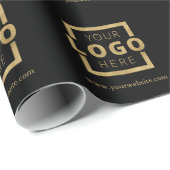 カスタムColor Promotion Business Logoブランド ラッピングペーパー (ロールコーナー)