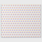 カスタムColor Promotion Business Logoブランド ラッピングペーパー (フラット)