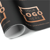 カスタムColor Promotion Business Logoブランド ラッピングペーパー (ロールコーナー)