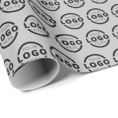 カスタムColor Promotion Business Logoブランド ラッピングペーパー (ロールコーナー)