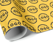 カスタムColor Promotion Business Logoブランド ラッピングペーパー (ロールコーナー)