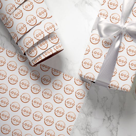 カスタムColor Promotion Business Logoブランド ラッピングペーパー