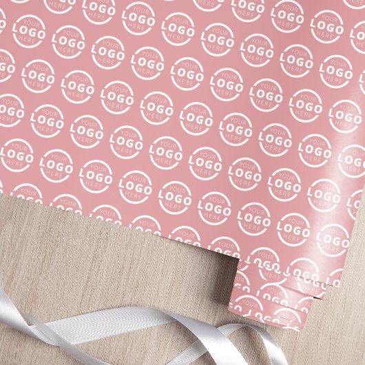 カスタムColor Promotion Business Logoブランド ラッピングペーパー