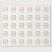 カスタムColor Promotion Business Logoブランド ラッピングペーパー (フラット)