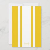 カスタムColor Varsity写真の卒業発表 招待状 (裏面)