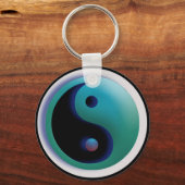 カスタムColor YingYang Keychain キーホルダー (正面)