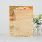 カスタムCookie生地ハートファミリーレシピページ (スタンド正面)