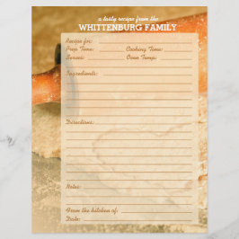 カスタムCookie生地ハートファミリーレシピページ