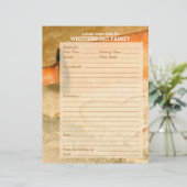 カスタムCookie生地ハートファミリーレシピページ (スタンド正面)