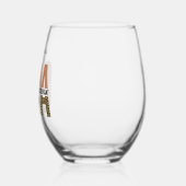 カスタムCPA公認会計士Leopard ステムなしワイングラス (左)