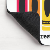 カスタムCrayonマウスパッド – 学校名 マウスパッド (コーナー)