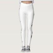 カスタムCreat Your Own文字 |ジムのモチベーション | レギンス (正面)