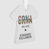 カスタムCRNA登録麻酔ナース オーナメント (正面)