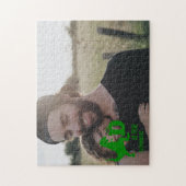 カスタムDは恐竜のかわいいTレックス ジグソーパズル (縦)