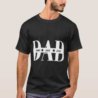 カスタムDad Tシャツ キッズの名前入り