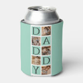 カスタムDaddy Photo Collageクール - モダン 5-Photo 缶クーラー (缶正面)