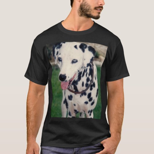カスタムDalmatian Dogあなたのペットの写真をアップロード Tシャツ (正面)