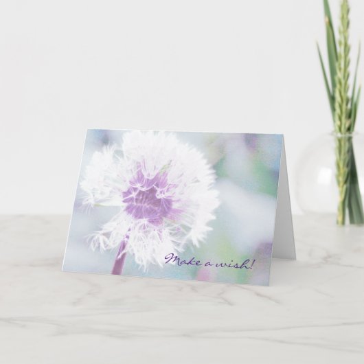 カスタムDandelionがグリーティングカードを希望 カード (正面)