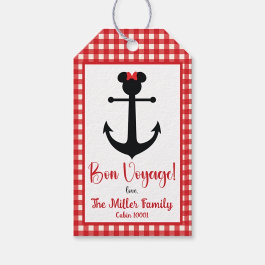 カスタムDCL魚エクステンダー、ピクシーのダストクルーズ ギフトタグ (正面)