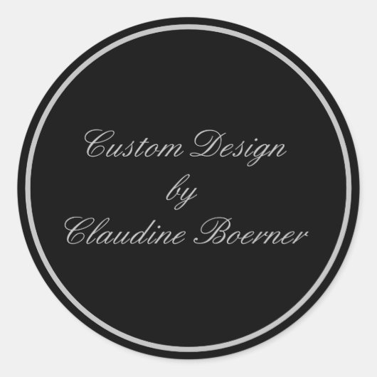 カスタムDesigned Round Productのシール ラウンドシール (正面)