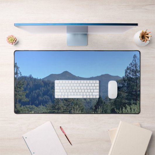 カスタムDesk Mat Mt Tamalpais San Anselmo CA デスクマット (オフィス1)