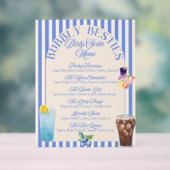 カスタムDirty Sodaメニュー | 印刷可能なソーダバー標識 アクリルサイン (ニュートラル)