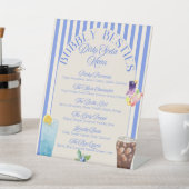 カスタムDirty Sodaメニュー | 印刷可能なソーダバー標識 台座サイン (インサイチュ)