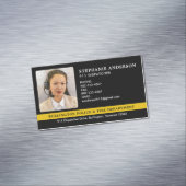 カスタムDispatcher Photo 911 Police Fire Emergency マグネット名刺 (インサイチュ)