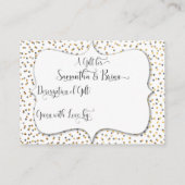 カスタムDisplay Shower Insert, 2 エンクロージャーカード (裏面)