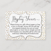 カスタムDisplay Shower Insert, 2 エンクロージャーカード (正面)