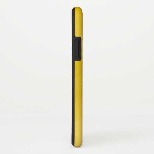 カスタムDIYかわいらしい可愛い猫ニャオシックなイエロー Case-Mate iPhoneケース (裏面/右)