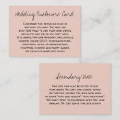 カスタムDIYカジュアル汎用赤面結婚ズ エンクロージャーカード (正面/裏面)