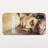 カスタムDIY可愛いモノグラムのフォトウーマンアートシック Case-Mate iPhoneケース (裏面(横))