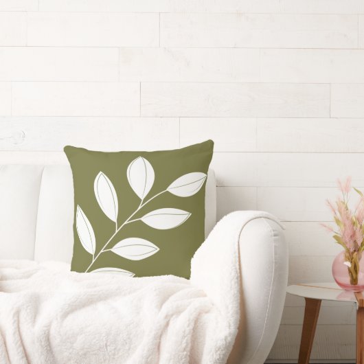 カスタムdiy自分で色のトレンド緑の白 クッション (ソファ)