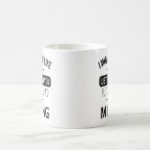 カスタムDJ あなたに聞き入っているように見えるかも コーヒーマグカップ (中央)